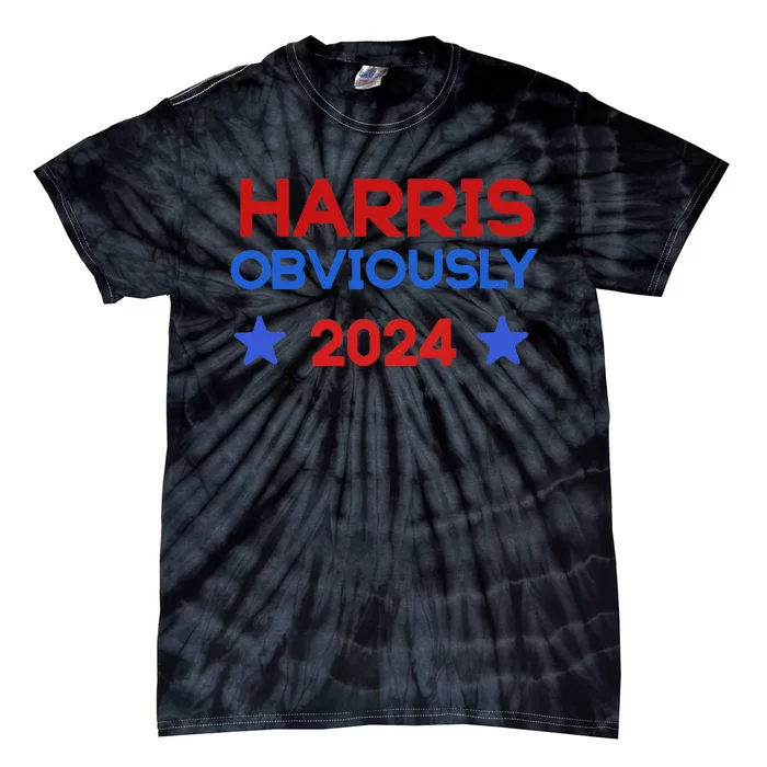 Kamala Obviously 2024 Tie-Dye T-Shirt