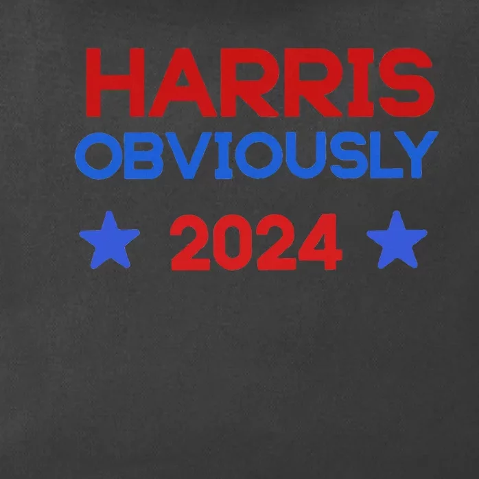 Kamala Obviously 2024 Zip Tote Bag