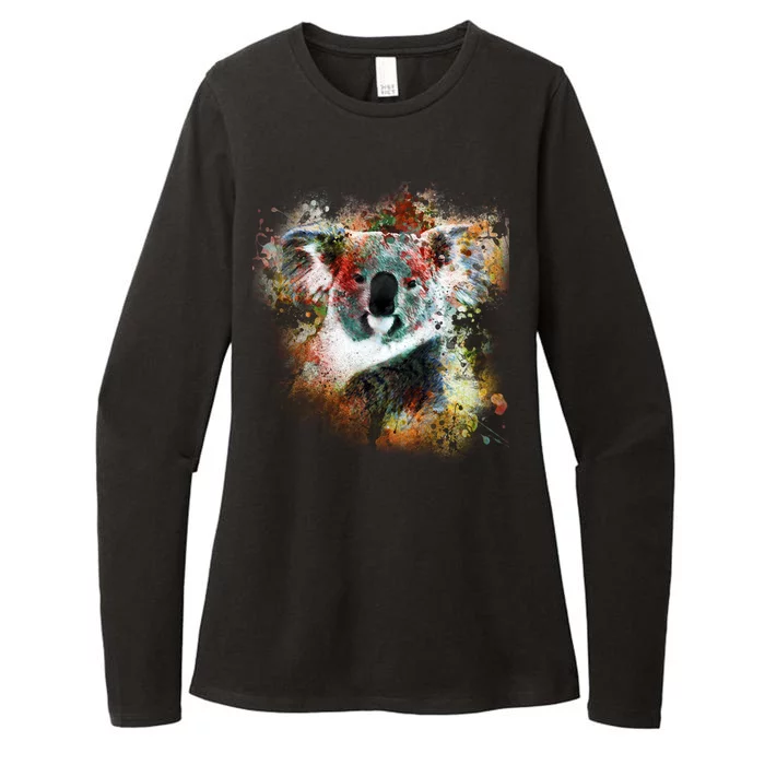 Koala Colorful Womens CVC Long Sleeve Shirt