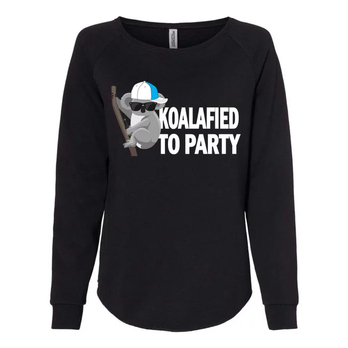 Koalafied To Party Womens California Wash Sweatshirt