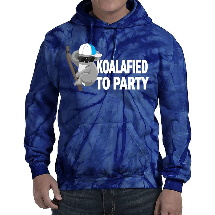 Koalafied To Party Tie Dye Hoodie