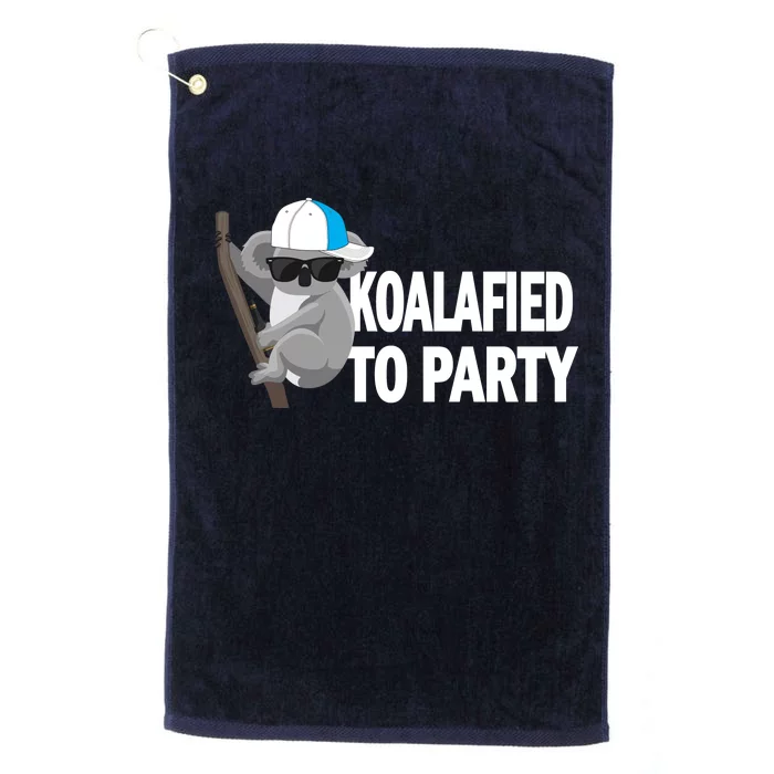 Koalafied To Party Platinum Collection Golf Towel