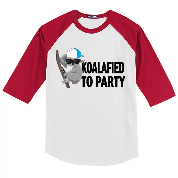 Koalafied To Party Kids Colorblock Raglan Jersey