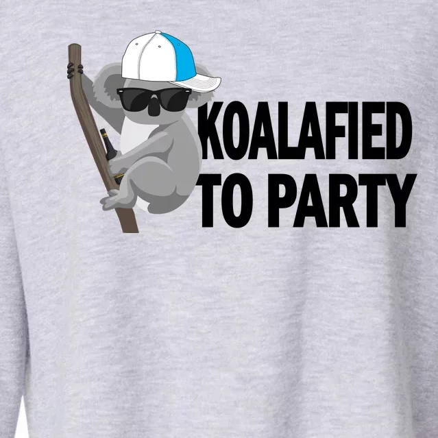 Koalafied To Party Cropped Pullover Crew