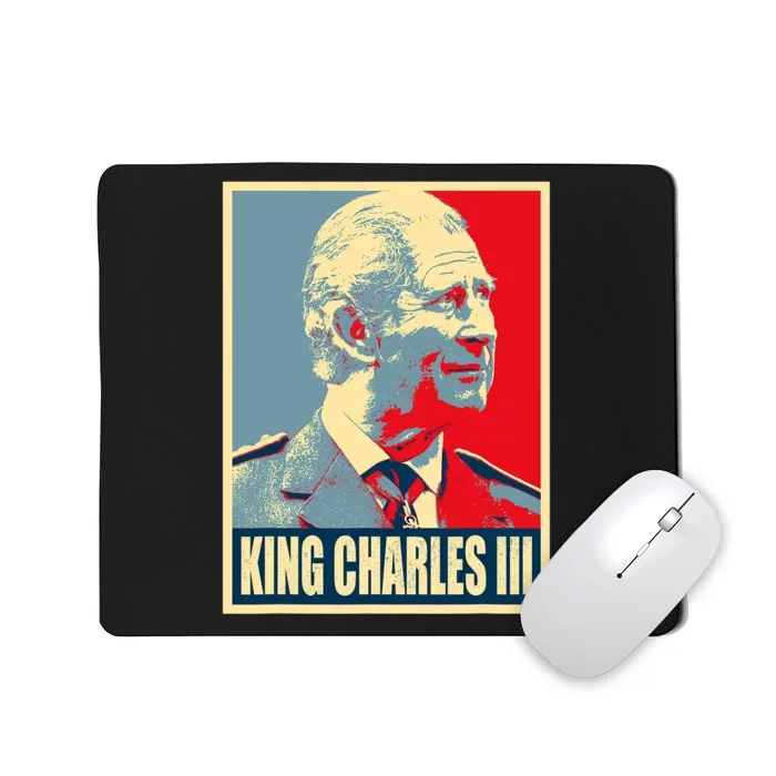 King Of Britain Charles III Mousepad