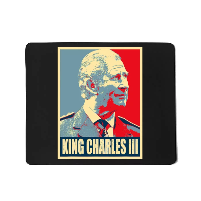 King Of Britain Charles III Mousepad