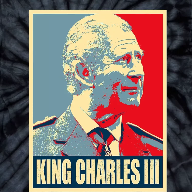 King Of Britain Charles III Tie-Dye T-Shirt