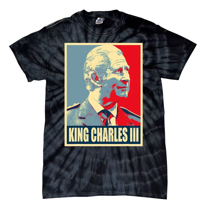 King Of Britain Charles III Tie-Dye T-Shirt