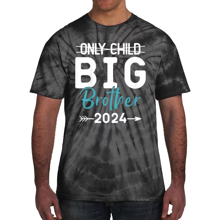 Kids Only Child Big Brother 2024 Promoted To Big Brother 2024 Tie-Dye T-Shirt