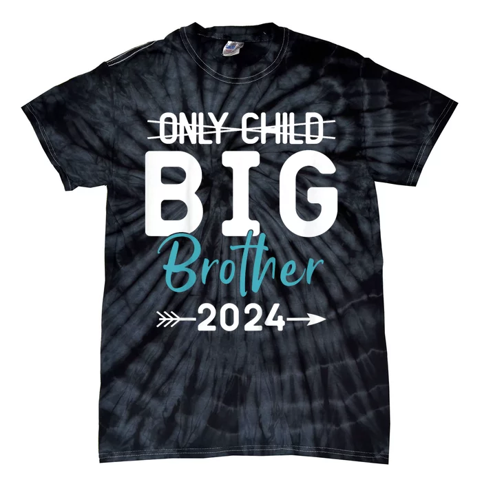 Kids Only Child Big Brother 2024 Promoted To Big Brother 2024 Tie-Dye T-Shirt