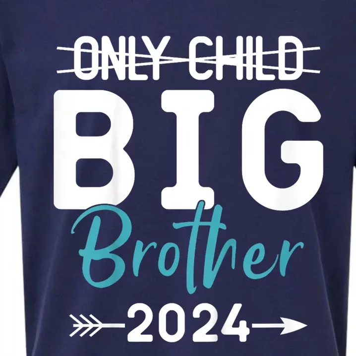 Kids Only Child Big Brother 2024 Promoted To Big Brother 2024 Sueded Cloud Jersey T-Shirt