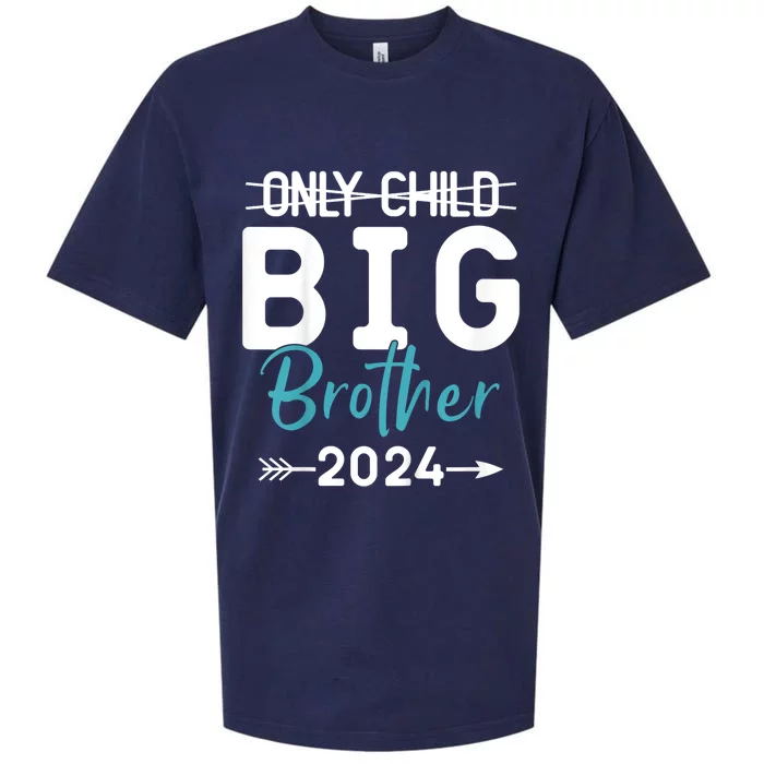 Kids Only Child Big Brother 2024 Promoted To Big Brother 2024 Sueded Cloud Jersey T-Shirt