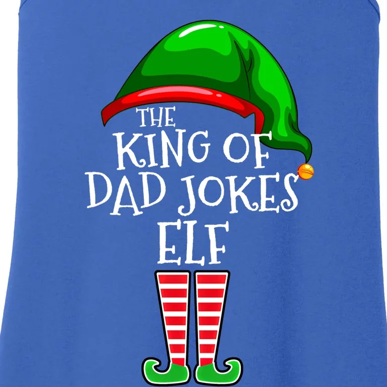 King Of Dad Jokes Family Matching Group Christmas Gift Ladies Essential Tank