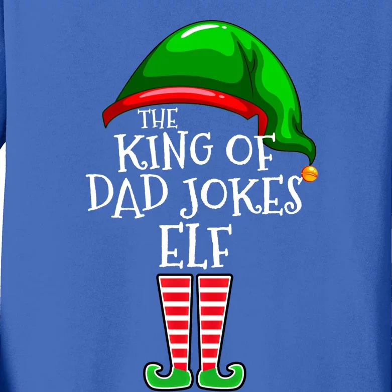 King Of Dad Jokes Family Matching Group Christmas Gift Kids Long Sleeve Shirt