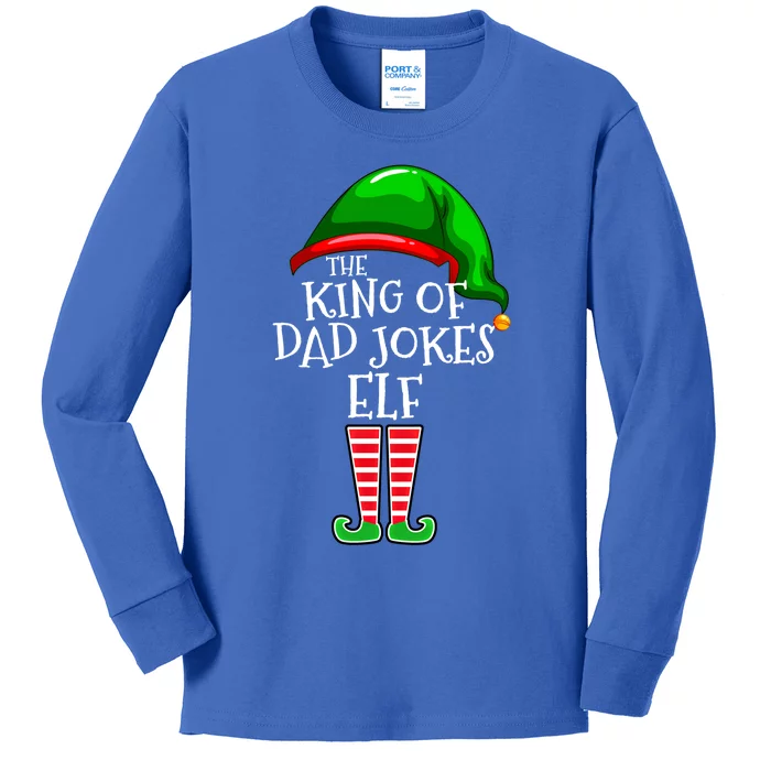 King Of Dad Jokes Family Matching Group Christmas Gift Kids Long Sleeve Shirt