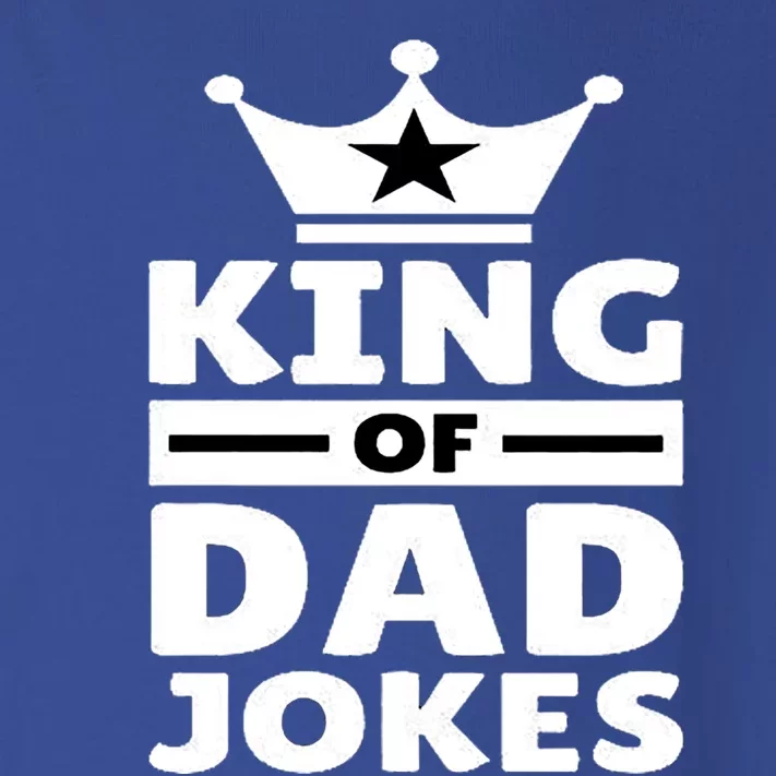 King Of Dad Jokes Gift Toddler Long Sleeve Shirt