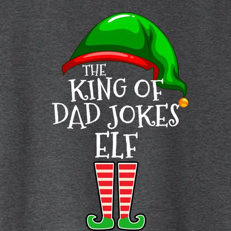 King Of Dad Jokes Family Matching Group Christmas Gift Women's Crop Top Tee