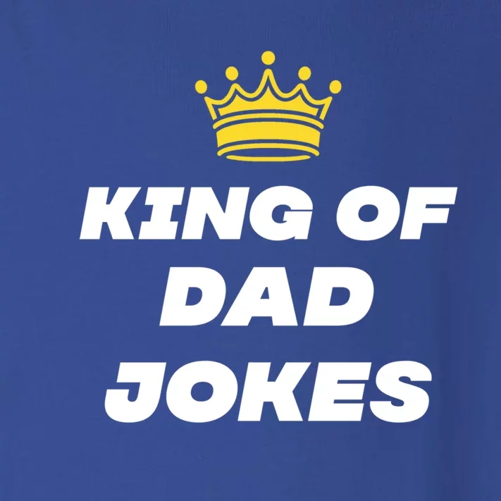 King Of Dad Jokes Funny Gift Toddler Long Sleeve Shirt