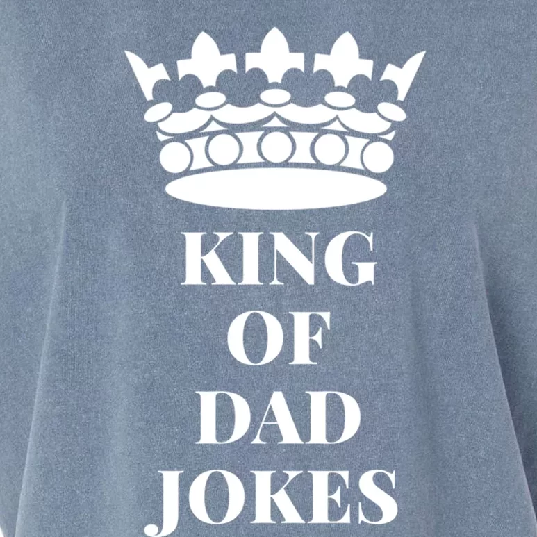 King Of Dad Jokes Funny Gift Garment-Dyed Women's Muscle Tee