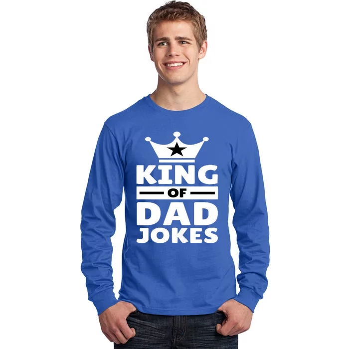 King Of Dad Jokes Gift Tall Long Sleeve T-Shirt