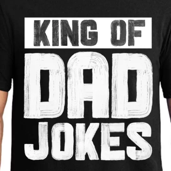 King Of Dad Jokes Hilarious Father Humor Dad Life Gift Pajama Set