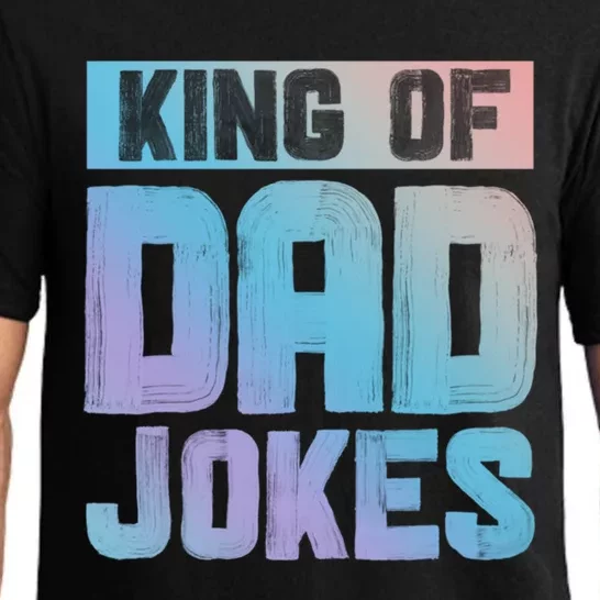 King Of Dad Jokes Hilarious Father Humor Dad Life Gift Pajama Set