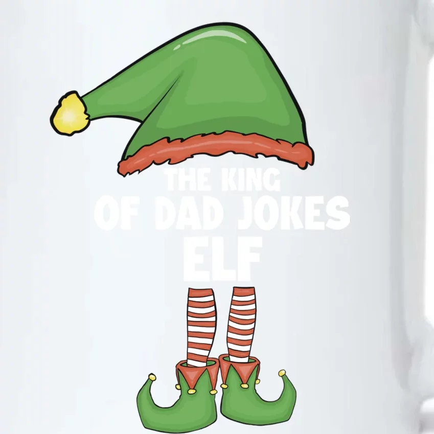 King Of Dad Jokes Elf Gift Family Xmas Santa Christmas Great Gift Black Color Changing Mug