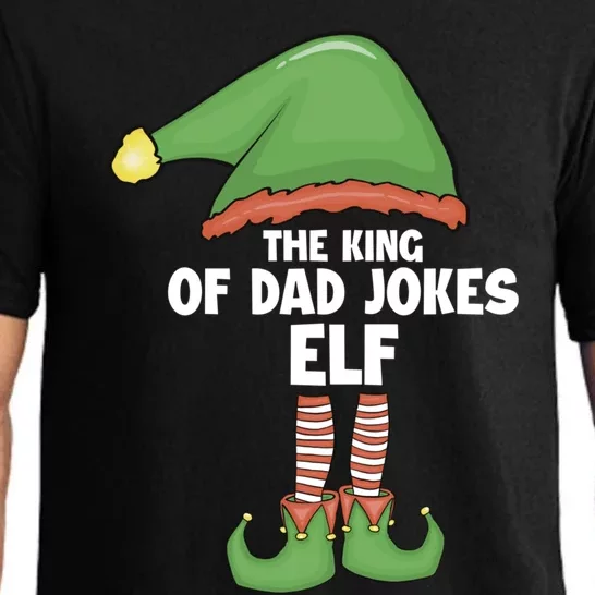 King Of Dad Jokes Elf Gift Family Xmas Santa Christmas Great Gift Pajama Set