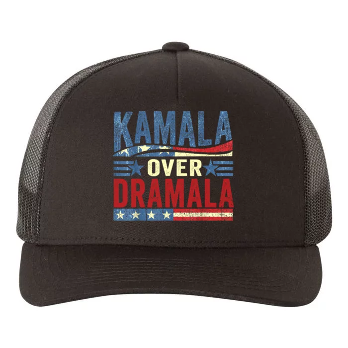 Kamala Over Dramala Yupoong Adult 5-Panel Trucker Hat