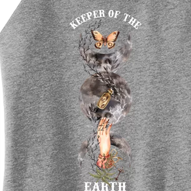 Keeper Of Earth Mother Earth Day Rooted In Earth Witch Gift Women’s Perfect Tri Rocker Tank