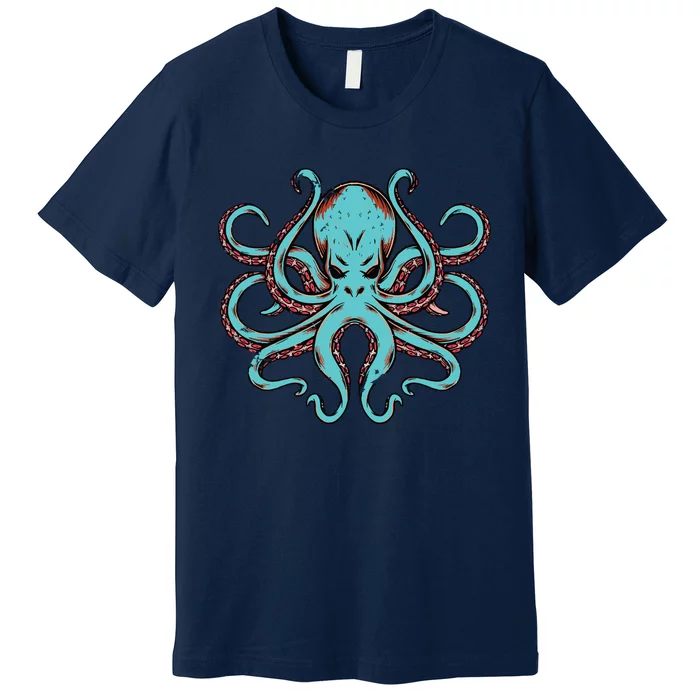 Kraken Octopus Funny Premium T-Shirt