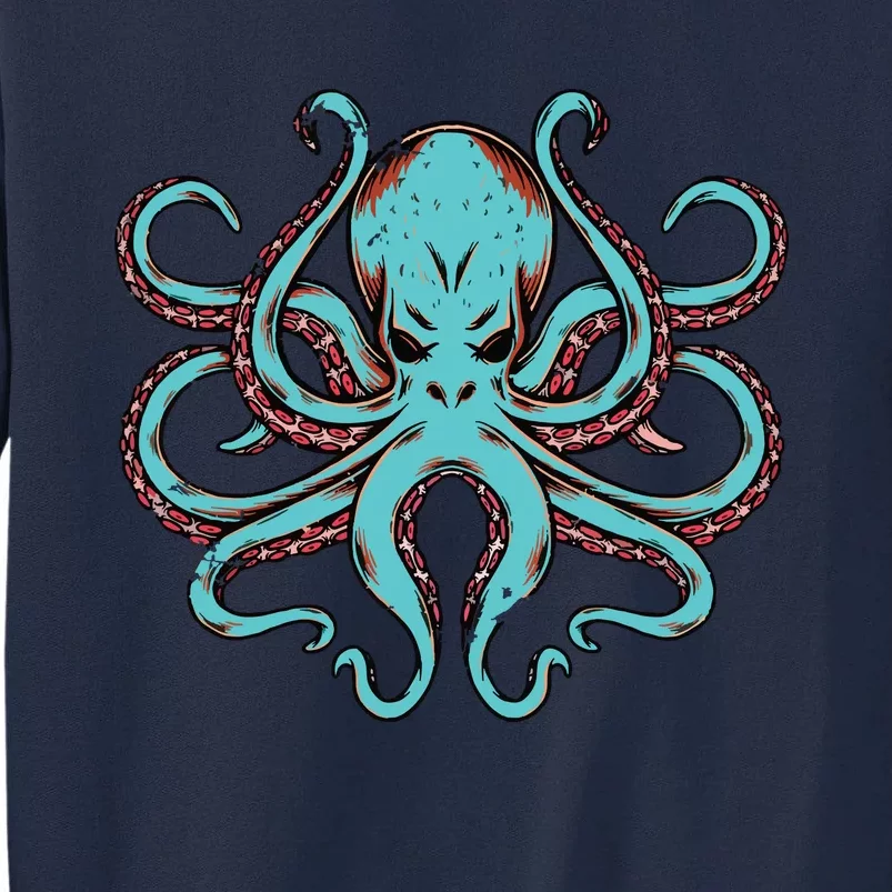 Kraken Octopus Funny Tall Sweatshirt