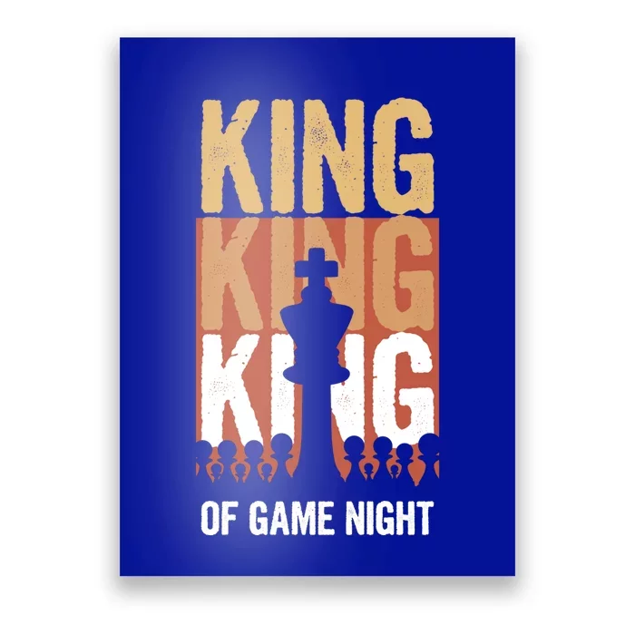 King Of Game Night Gift Poster