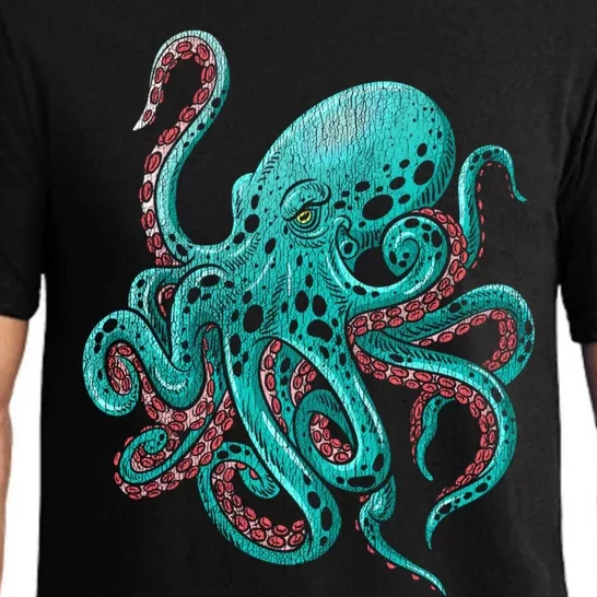 Kraken Octopus Gift Pajama Set