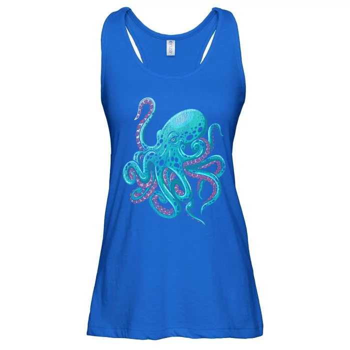 Kraken Octopus Gift Ladies Essential Flowy Tank