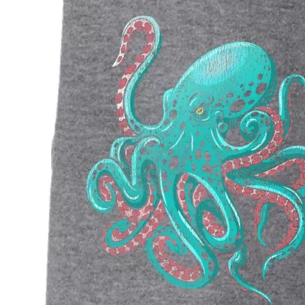 Kraken Octopus Gift Doggie 3-End Fleece Hoodie