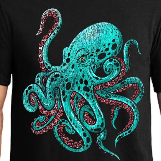 Kraken Octopus Gift Pajama Set