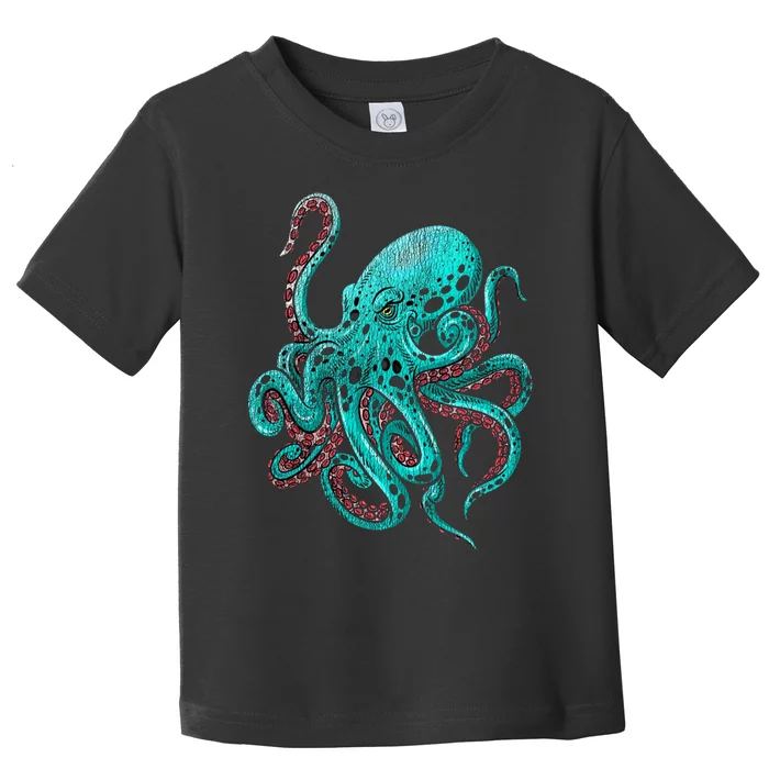 Kraken Octopus Gift Toddler T-Shirt