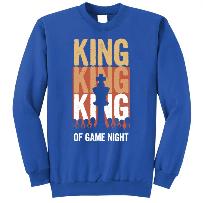 King Of Game Night Funny Gift Tall Sweatshirt