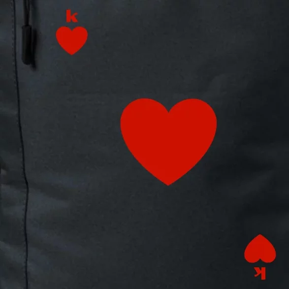 King Of Hearts Playing Card Poker Card Costume Daily Commute Backpack