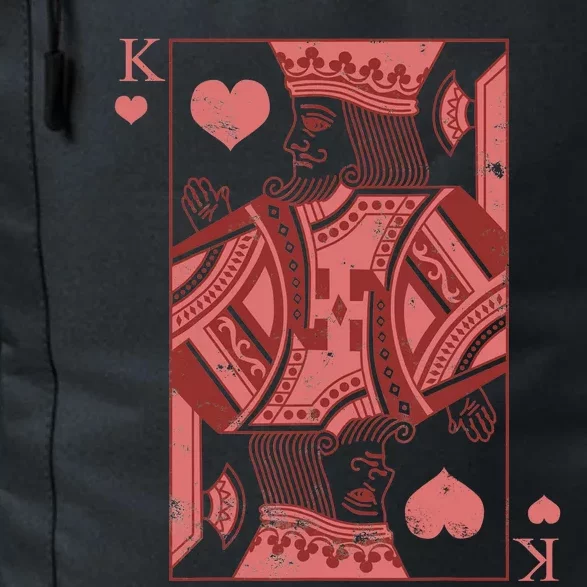 King Of Hearts Valentines Day Cool Vday Couple Matching Daily Commute Backpack