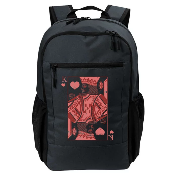 King Of Hearts Valentines Day Cool Vday Couple Matching Daily Commute Backpack