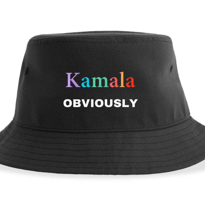 Kamala Obviously Harris Obviously Sustainable Bucket Hat