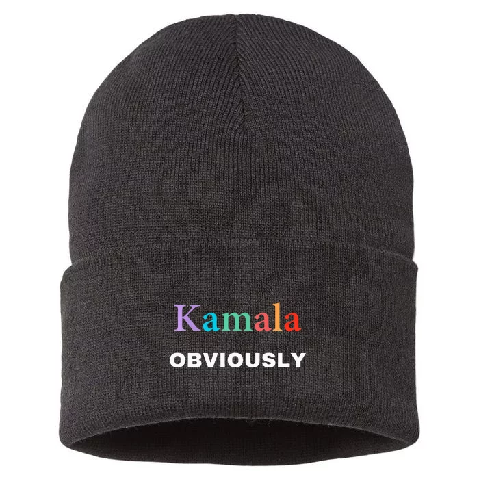 Kamala Obviously Harris Obviously Sustainable Knit Beanie