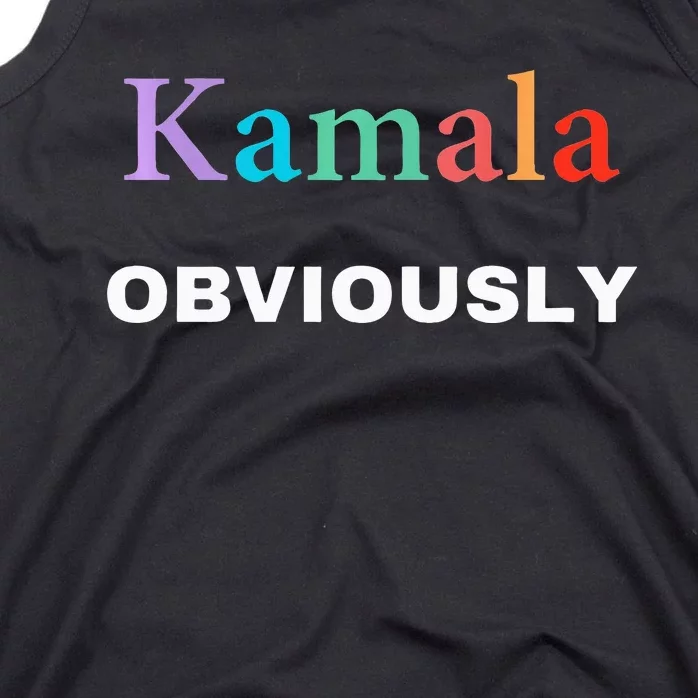 Kamala Obviously Harris Obviously Tank Top