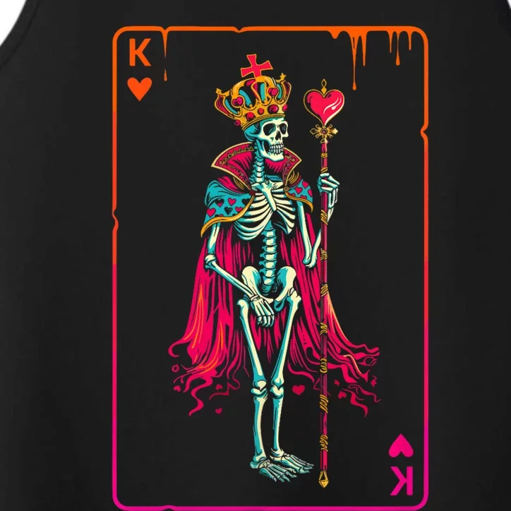 King Of Hearts Halloween Costume Valentines Poker Couple Set Performance Tank