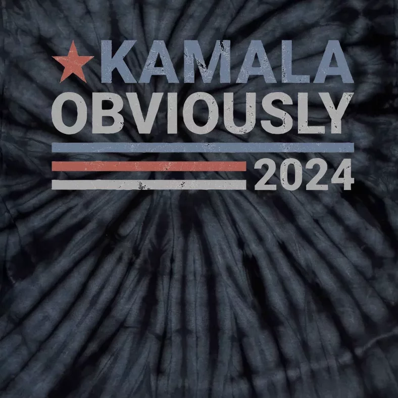 Kamala Obviously Harris 2024 Tie-Dye T-Shirt