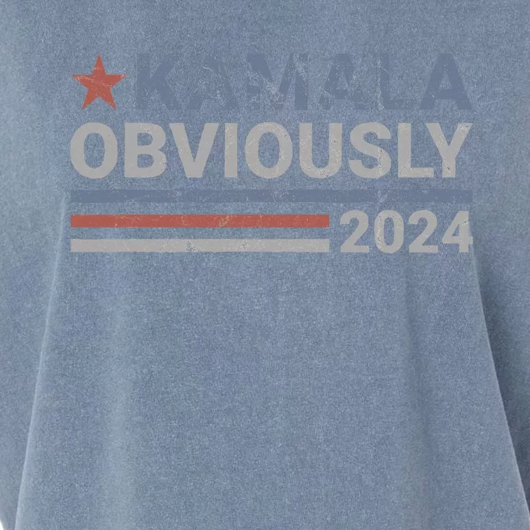 Kamala Obviously Harris 2024 Garment-Dyed Women's Muscle Tee