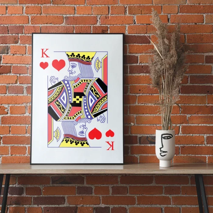 King Of Heart Clothing Gift For Him Couples Matching Poster