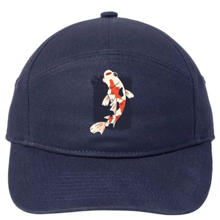 Koi Fish 7-Panel Snapback Hat